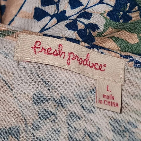 Fresh Produce Womens Pink Floral‎ Dress Large - Picture 5 of 6